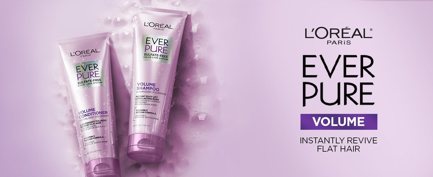 L'Oréal Paris EverPure Sulfate-Free Volume Shampoo and Conditioner, Education Module Content Model